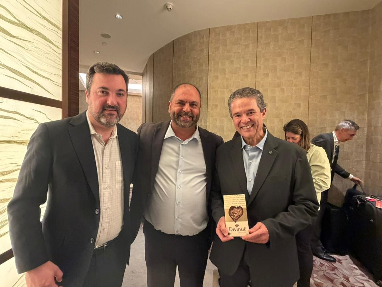 Ortiz com  André de Paula direita Luís Rua